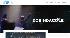 Desktop Screenshot of dorindaclarkcole.net